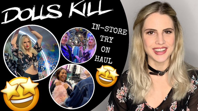 YOUTUBE | Dolls Kill Try On Haul In LA